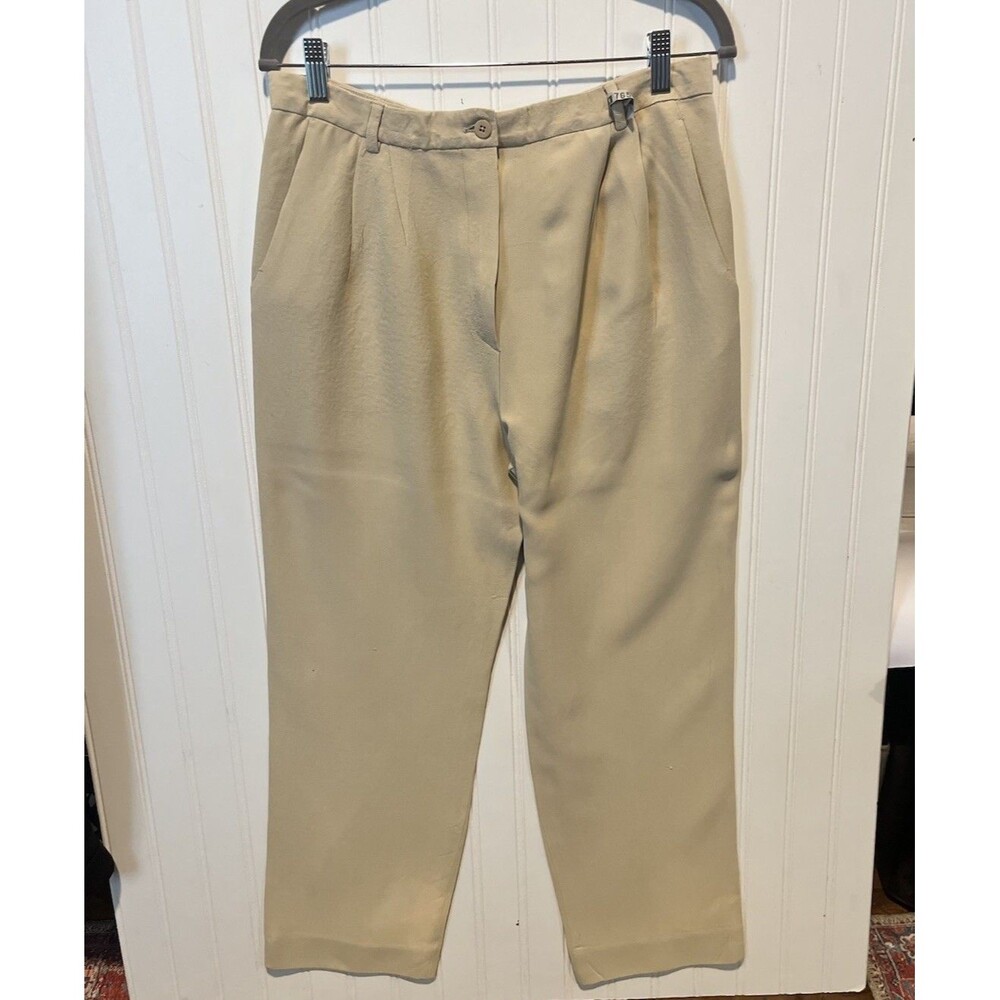 Giorgio Armani Le Collezioni Vintage Women’s Lightweight Wool Dress Pants 14
